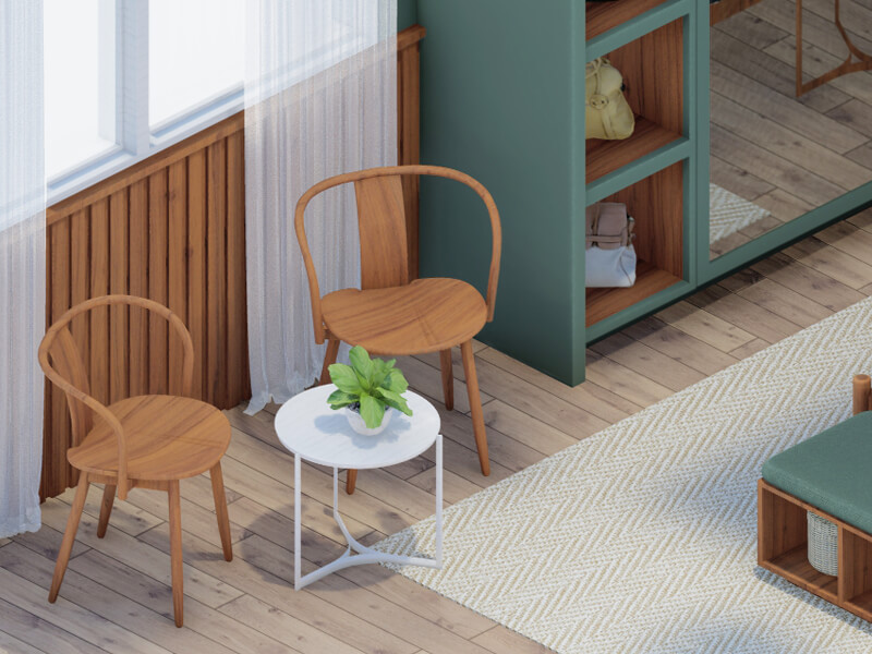 Tyrell Scandinavian Bedroom - Image 4