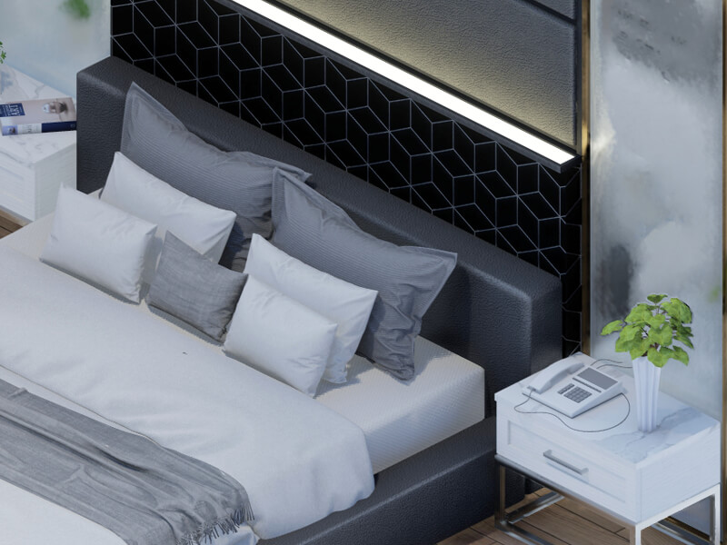 Luca Transitional Bedroom - Image 2