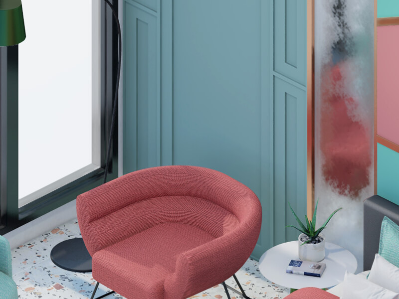 Mira Eclectic Bedroom - Image 3