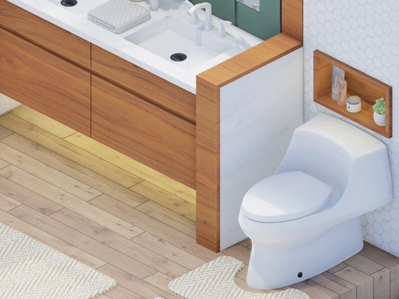Tyrell Scandinavian Bathroom - Image 2