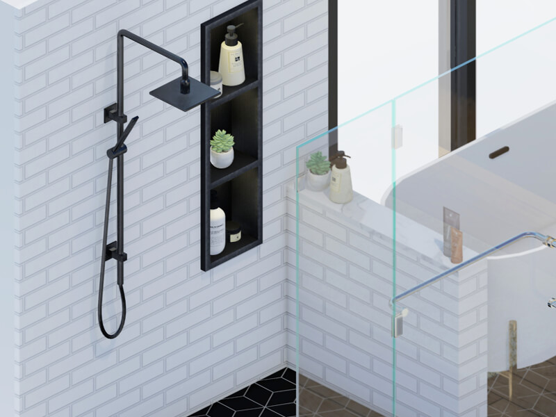 Luca Transitional Bathroom - Image 4