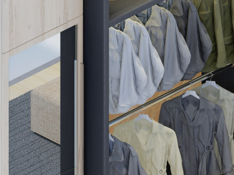 Trevor Rustic Closet - Image 3