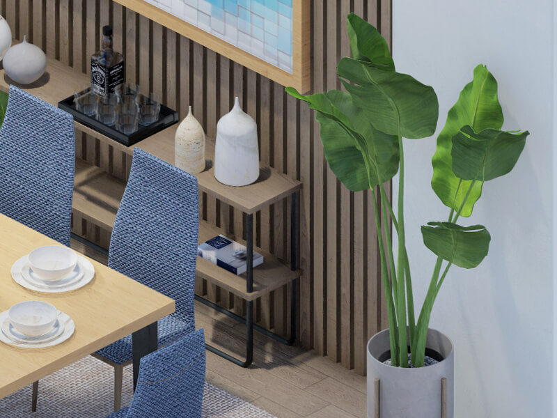 Larssen Mid-Century Modern Dining Room - Image 2