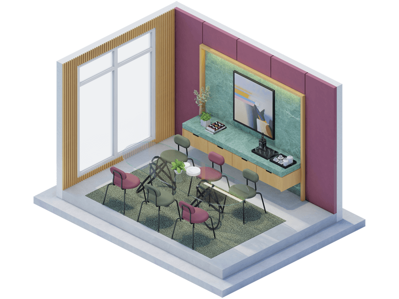 Calla Eclectic Dining Room