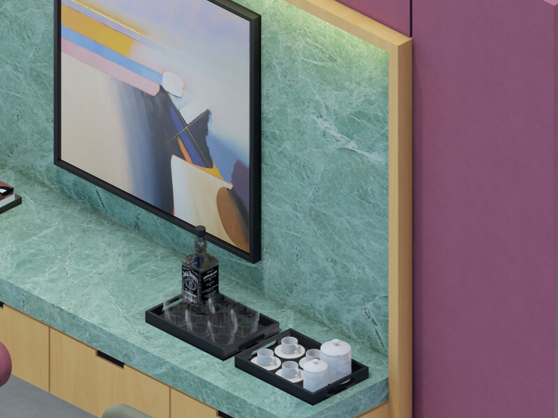 Calla Eclectic Dining Room - Image 2