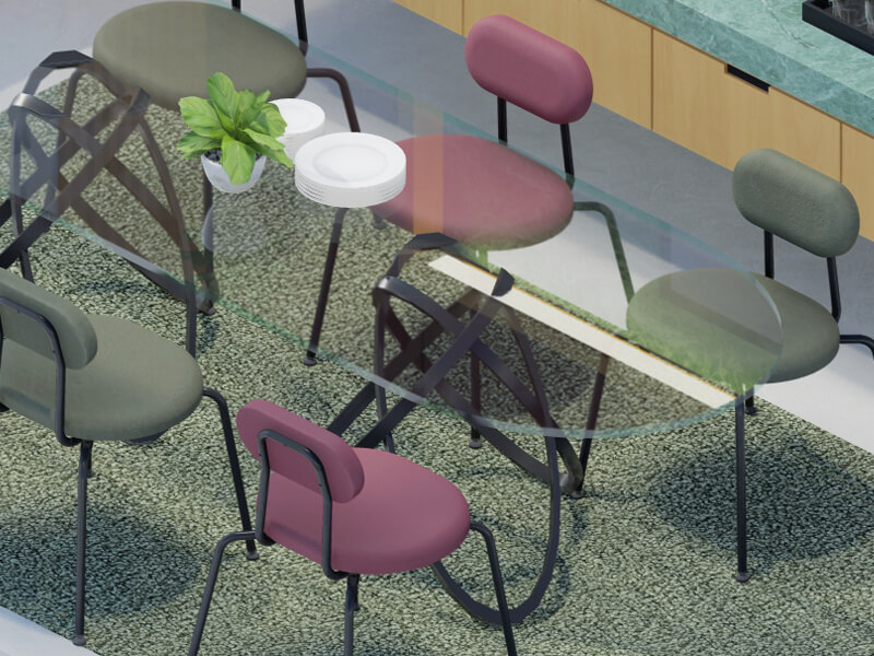 Calla Eclectic Dining Room - Image 3