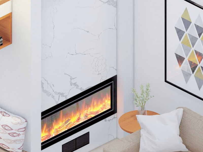 Breuer Mid-Century Modern Fireplace - Image 3