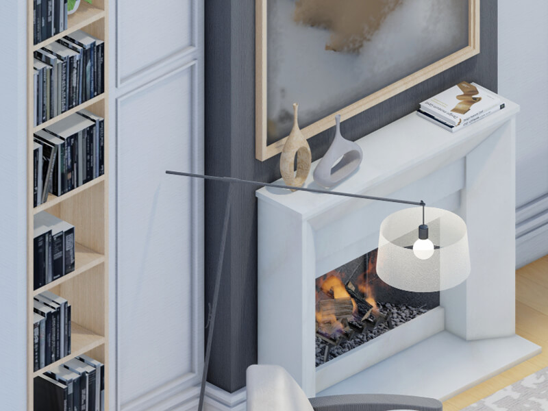 Caleb Craftsman Fireplace - Image 2