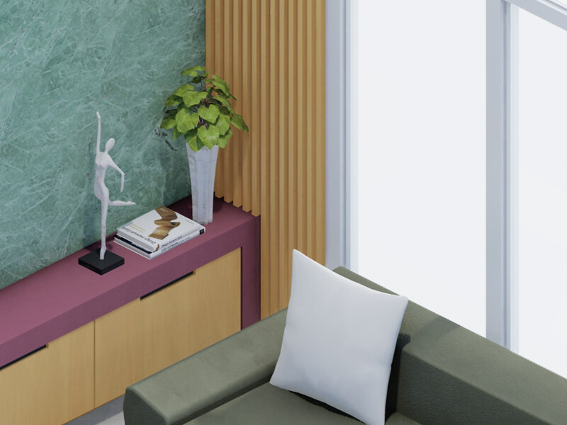 Calla Eclectic Fireplace - Image 3