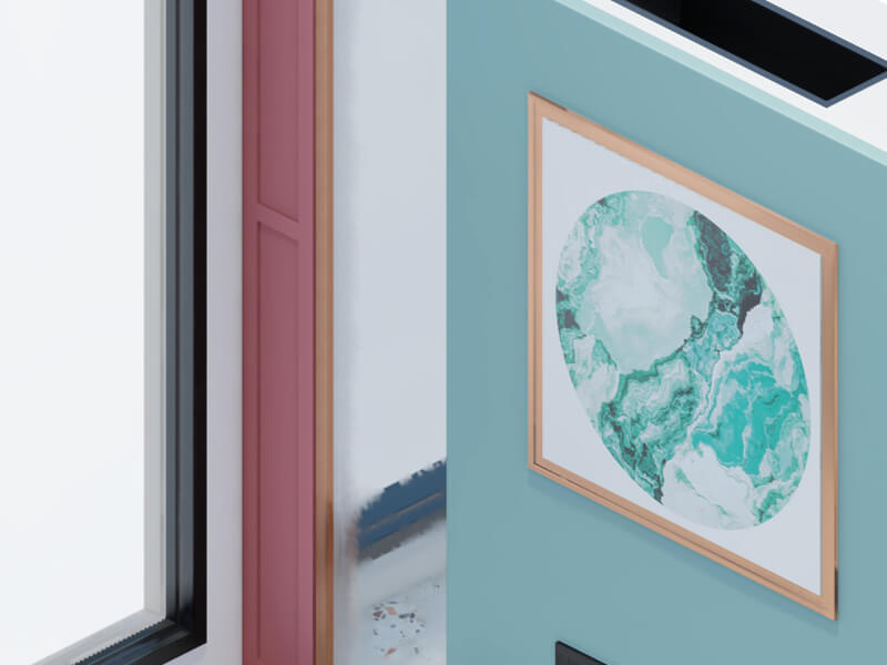 Mira Eclectic Fireplace - Image 3