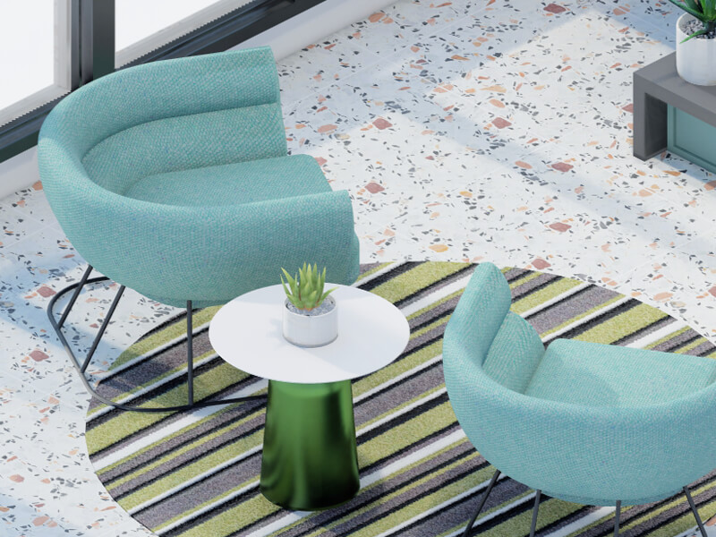 Mira Eclectic Fireplace - Image 4