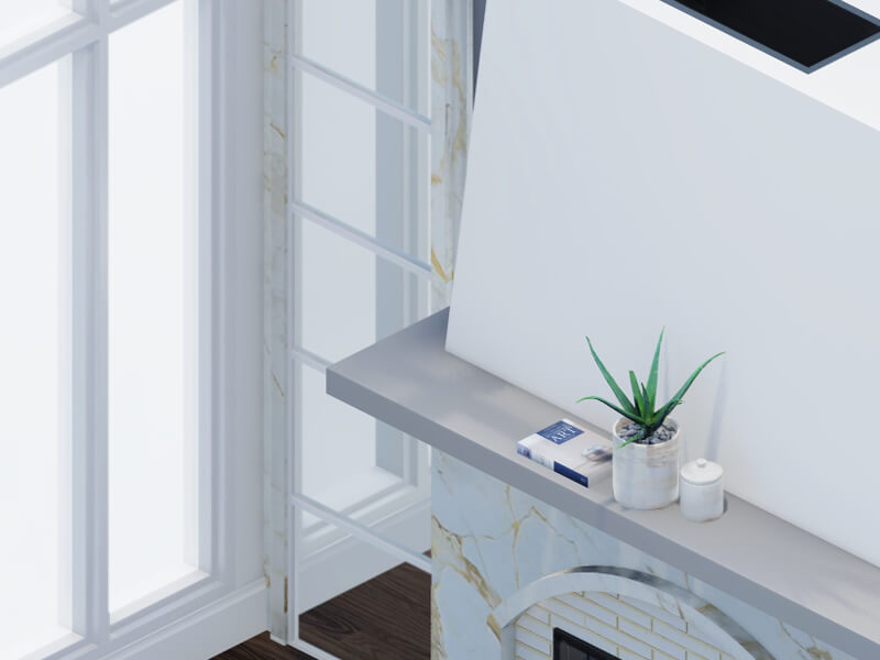 Zafer Mediterranean Fireplace - Image 3