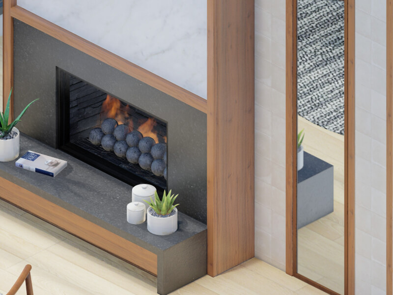 Eero Mid-Century-Modern Fireplace - Image 2
