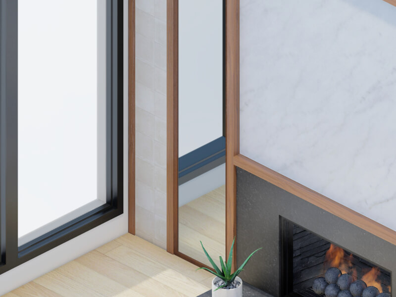 Eero Mid-Century-Modern Fireplace - Image 3