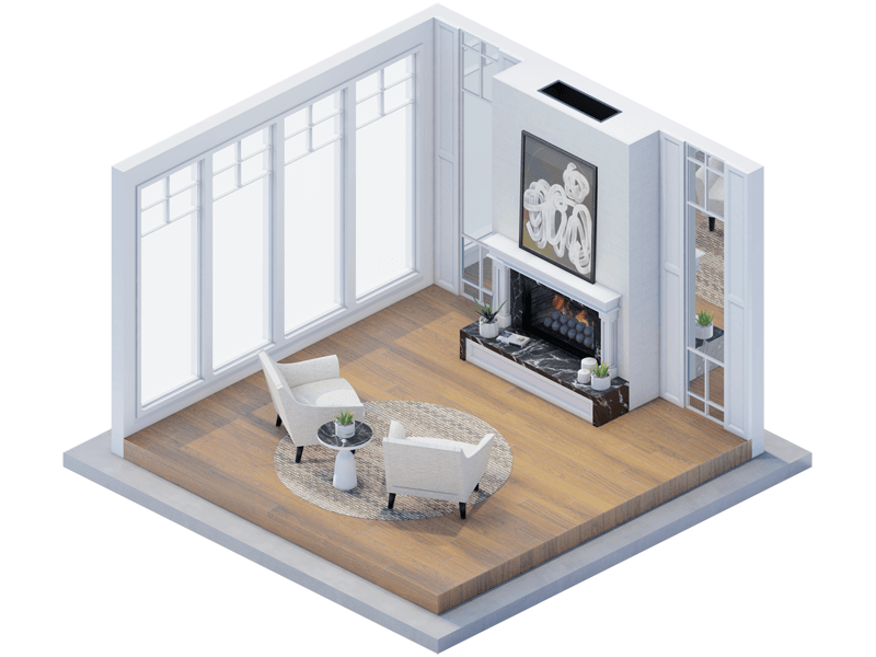 Isabella Traditional Fireplace