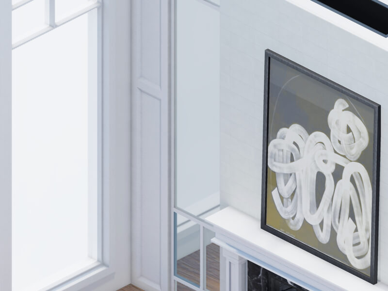 Isabella Traditional Fireplace - Image 3