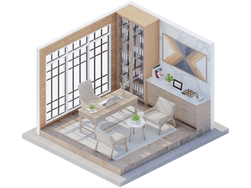 Sawyer Farmhouse Home Office