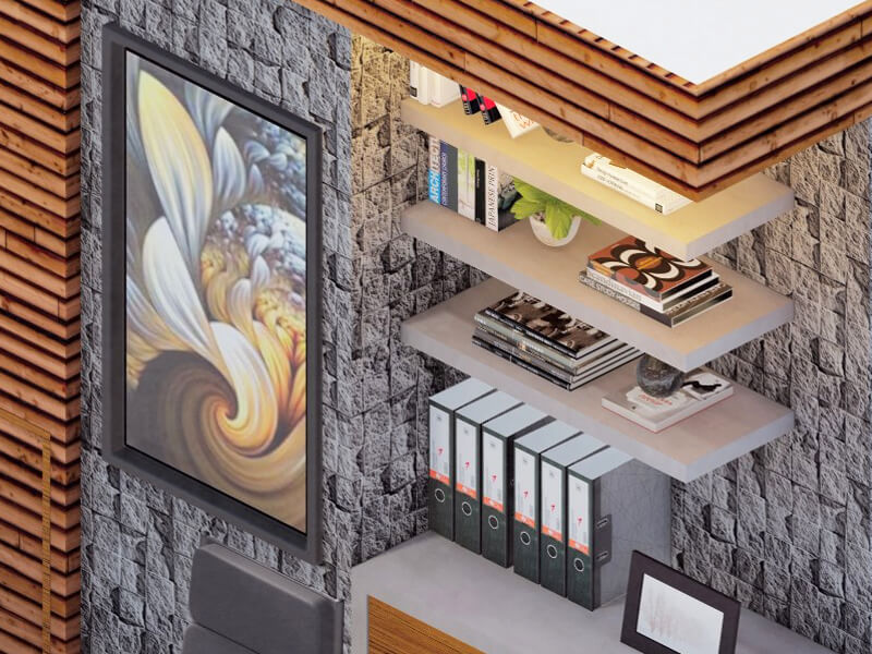 Hayes Rustic Home Office - Image 2