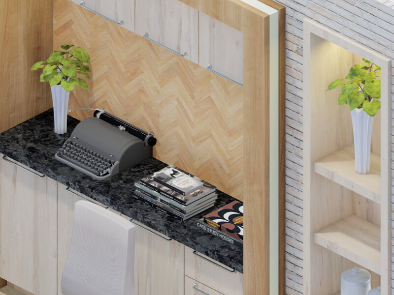 Trevor Rustic Home Office - Image 4