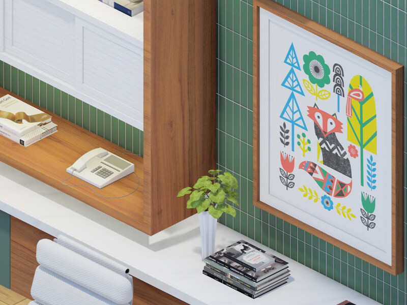 Tyrell Scandinavian Home Office - Image 4