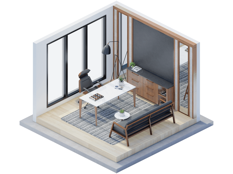 Eero Mid-Century-Modern Home Office