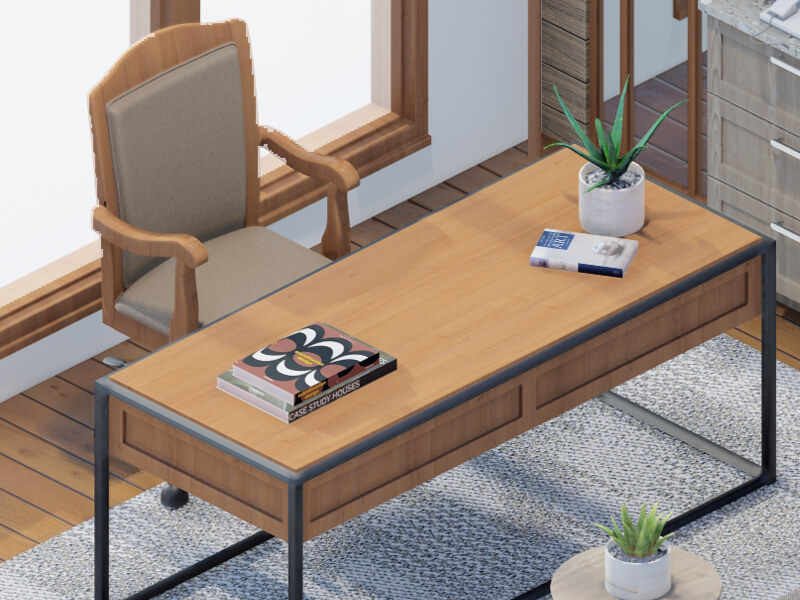 Waylon Rustic Home Office - Image 2