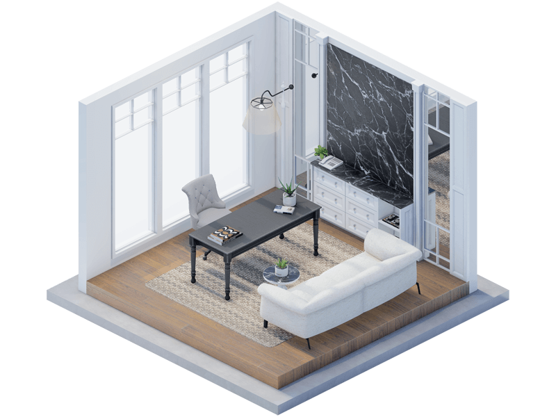 Isabella Traditional Home Office