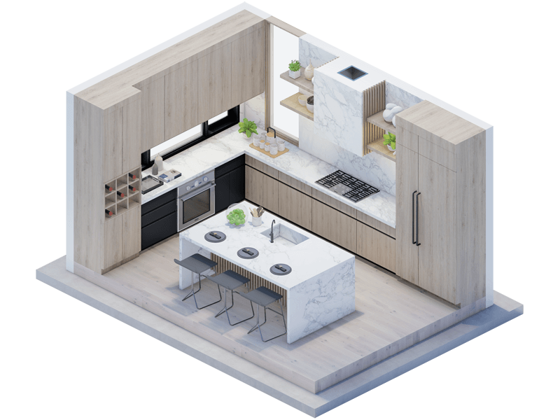 Lincoln Contemporary Kitchen