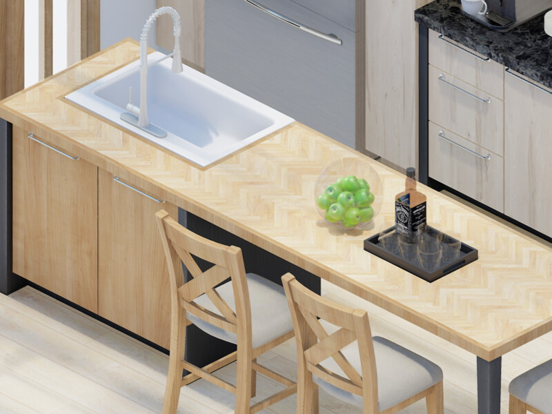 Trevor Rustic Kitchen - Image 4