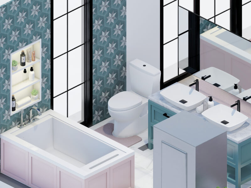 Ambrosia Eclectic ADU Interior Design Plans - Image 2