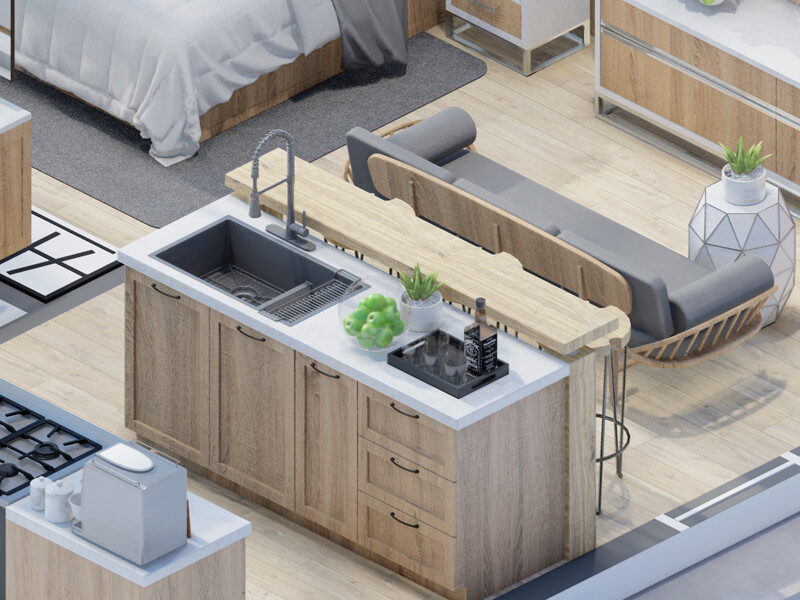 Brice Rustic ADU Interior Design Plans - Image 3