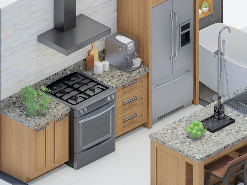 Ansel Craftsman ADU Interior Design Plans - Image 2