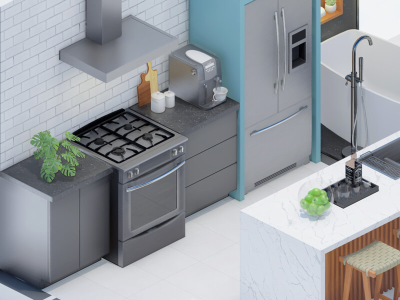 Dahlia Eclectic ADU Interior Design Plans - Image 2