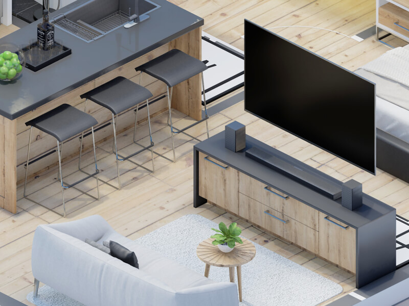 Corbin Rustic ADU Interior Design Plans - Image 3