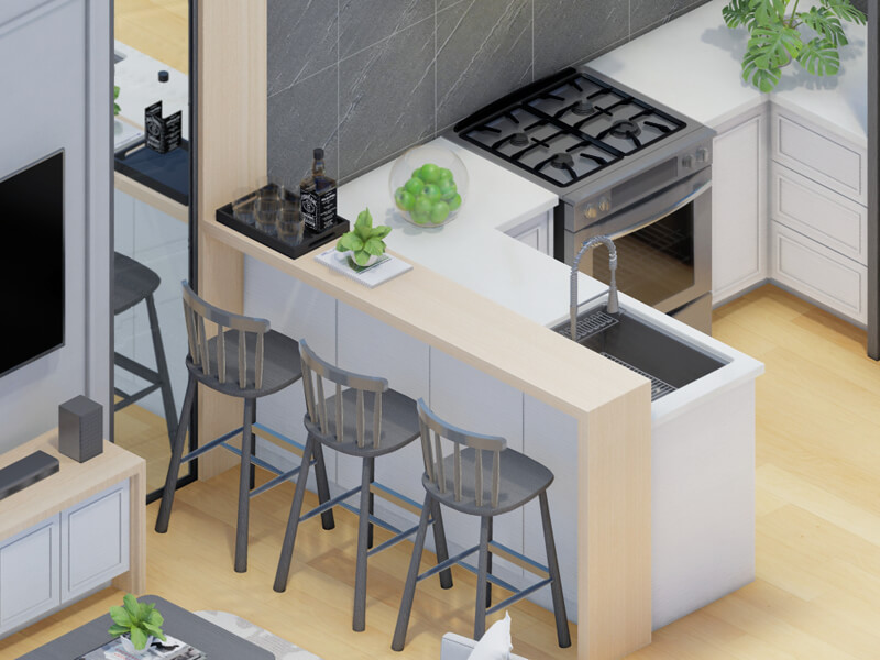 Caleb Craftsman ADU Interior Design Plans - Image 2