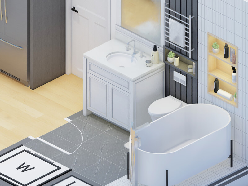 Caleb Craftsman ADU Interior Design Plans - Image 4