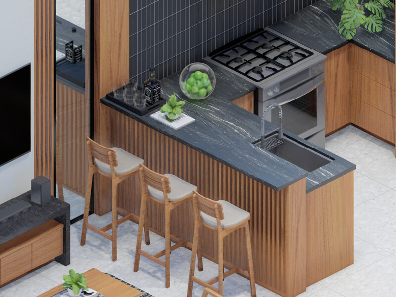 Mansfield Mid-Century Modern ADU Interior Design Plans - Image 2