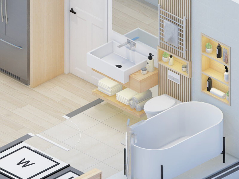 Henrick Scandinavian ADU Interior Design Plans - Image 4