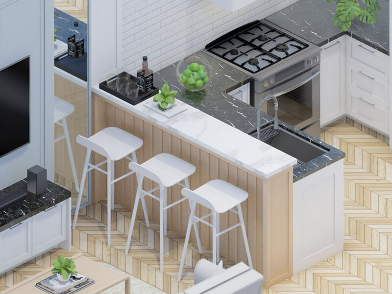 Valentina Transitional ADU Interior Design Plans - Image 2