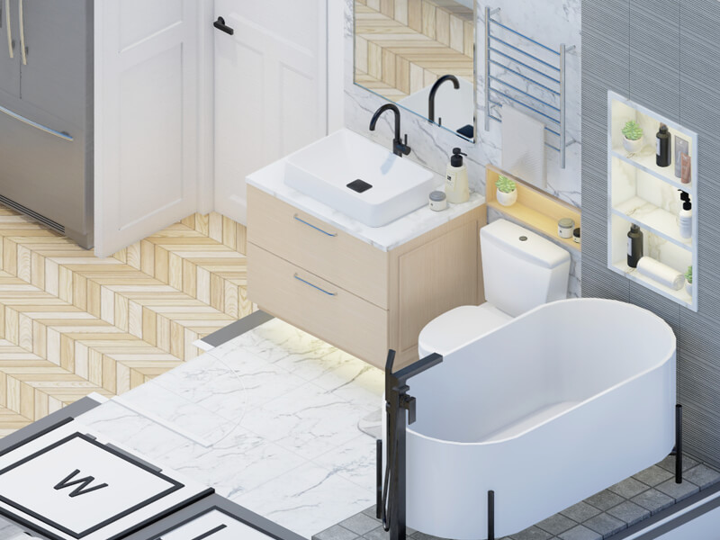 Valentina Transitional ADU Interior Design Plans - Image 4