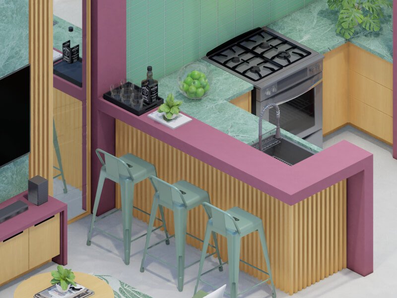 Calla Eclectic ADU Interior Design Plans - Image 2