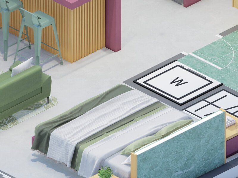 Calla Eclectic ADU Interior Design Plans - Image 3