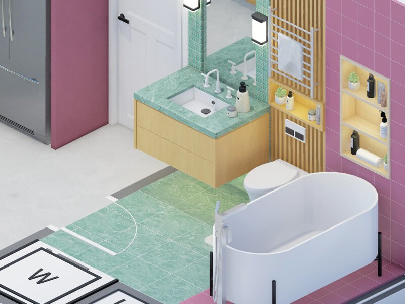 Calla Eclectic ADU Interior Design Plans - Image 4