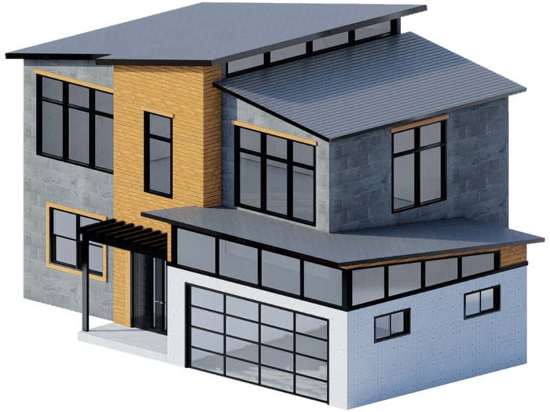 Mansfield Mid-Century Modern Exteriors