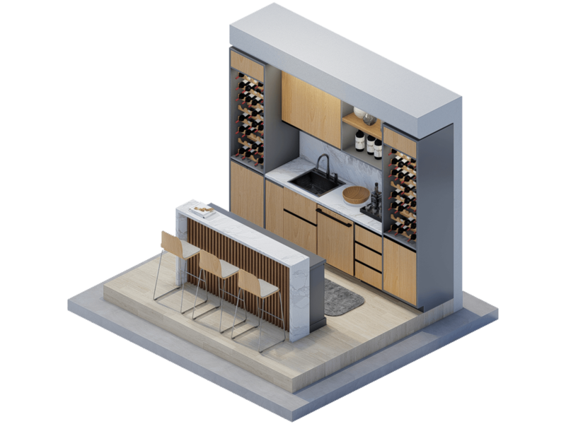 Kinnard Contemporary Bar