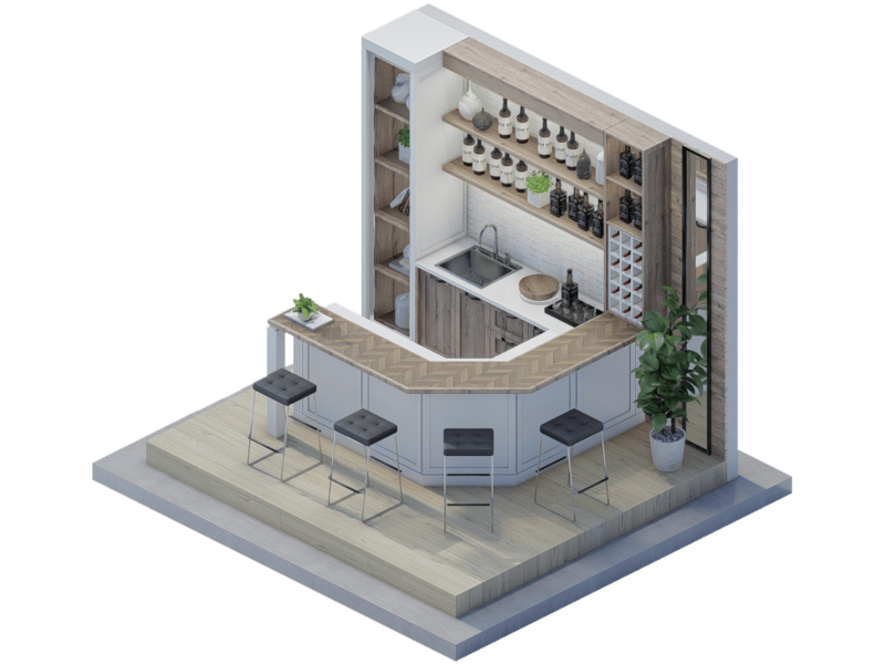 Charlotte Farmhouse Bar