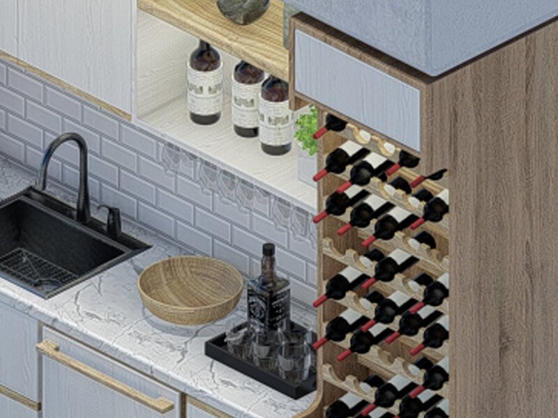 Brice Rustic Bar - Image 2