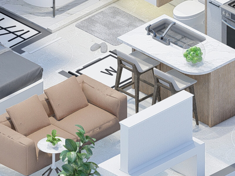 Soleado Contemporary ADU Interior Design Plans - Image 3