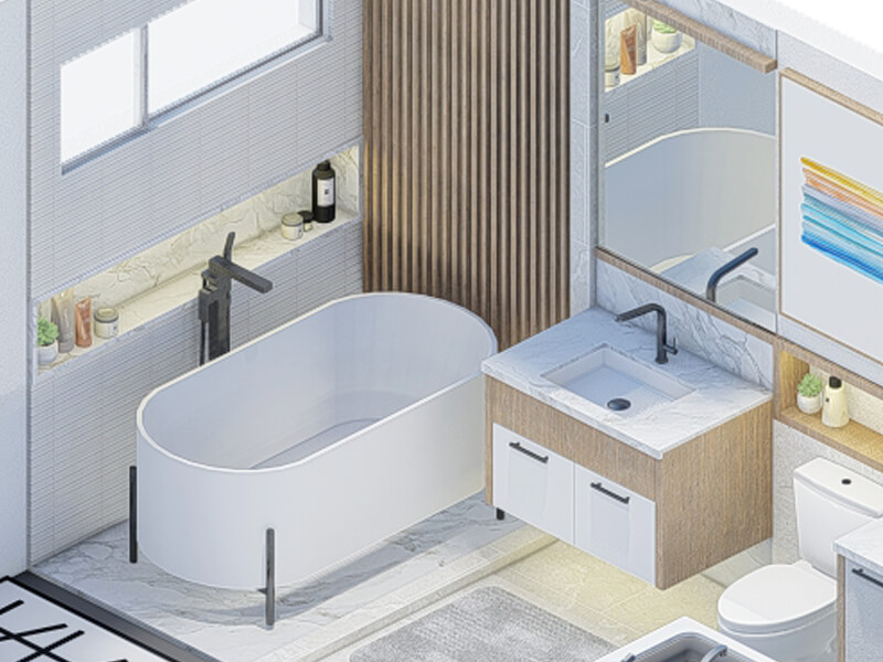 Soleado Contemporary ADU Interior Design Plans - Image 4