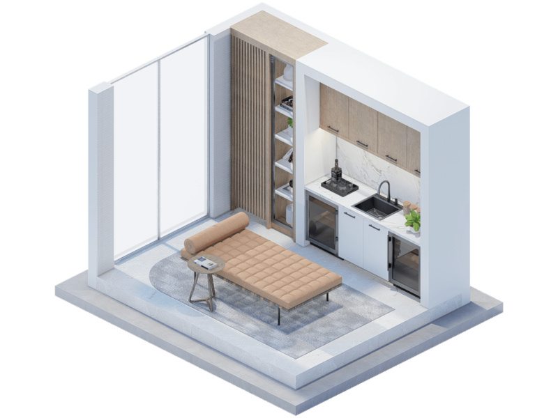 Soleado Contemporary Den